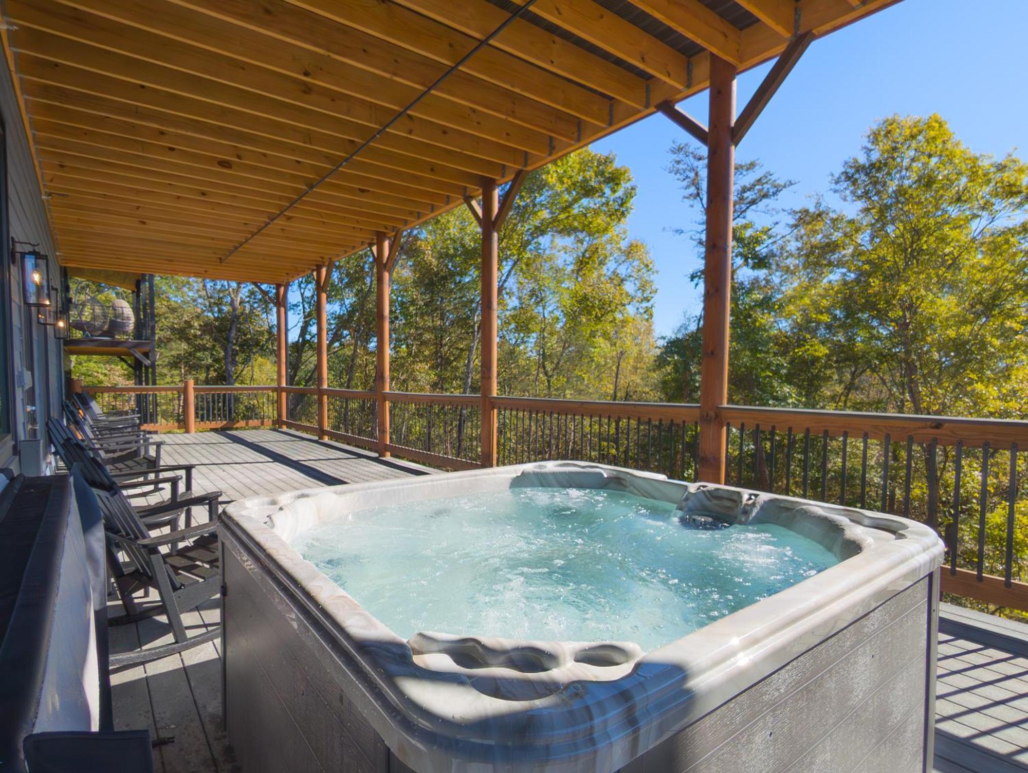 Luxury 12-Bedroom Cabin With Indoor Pool, Hot Tub & Movie Theater, Sleeps 36 Sevierville Luaran gambar